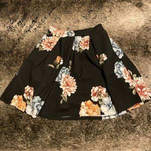 Floral skater skirt